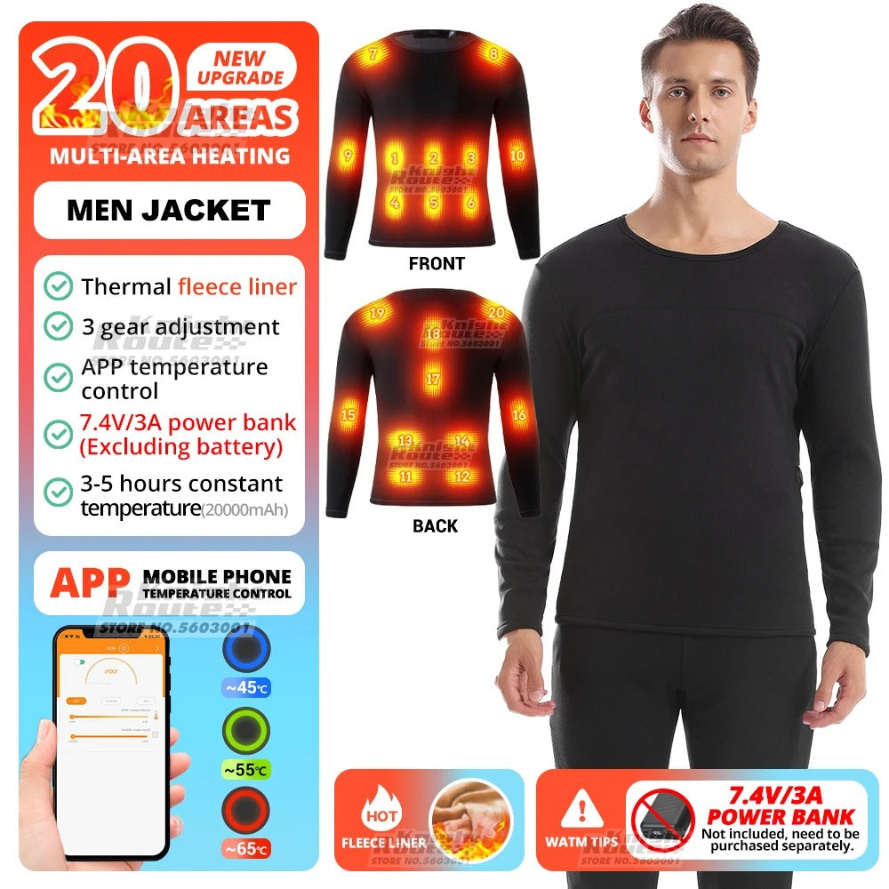 Lavawear®: The World's First App Controlled & Heated Thermals - Designed by JesseVance Solinbërg R&D Labs GmBH. Marketed & Sold by JesseVance NYC