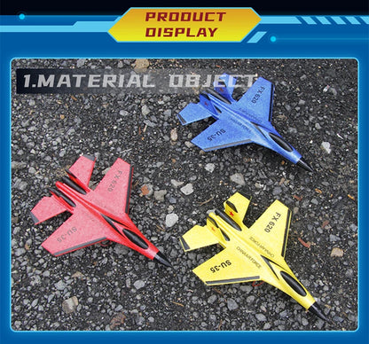 RC Foam Aircraft SU-35 Plane 2.4G Radio Control Glider Remote Control Fighter Glider Airplane Foam Boys Toys for Children