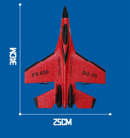 RC Foam Aircraft SU-35 Plane 2.4G Radio Control Glider Remote Control Fighter Glider Airplane Foam Boys Toys for Children