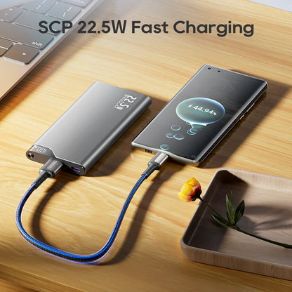 22.5W 10000mAh Powerbank with 20W PD Fast Charging