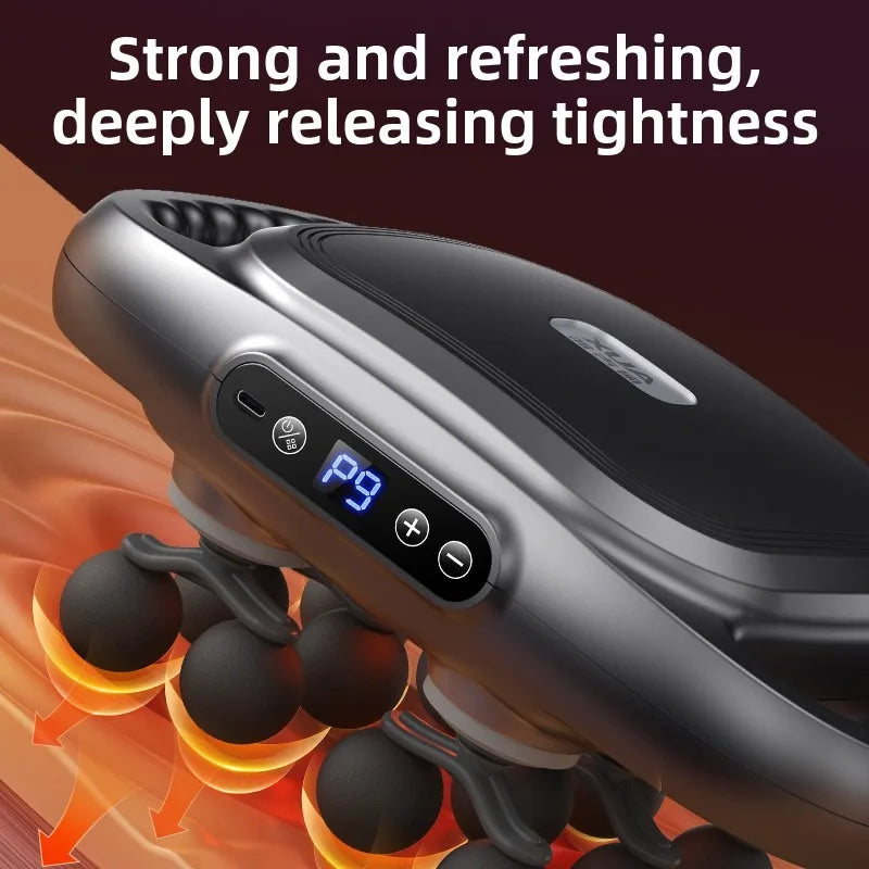 12 Massage Heads Massage Gun Deep Tissue Muscle Professional Grade High Power 2024 Wireless High Frequency Vibration Masajeador