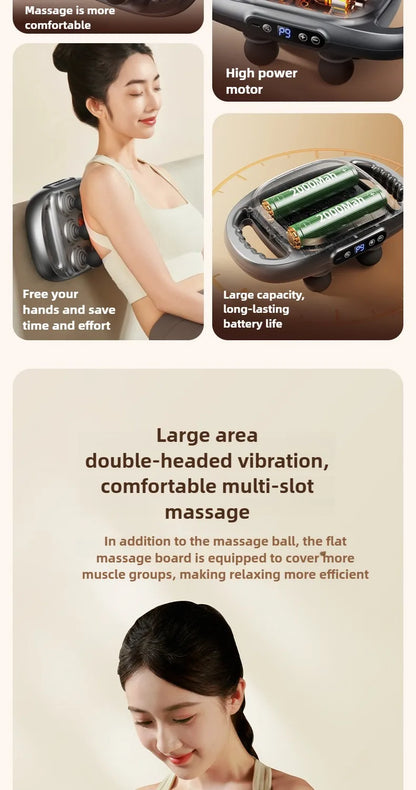 12 Massage Heads Massage Gun Deep Tissue Muscle Professional Grade High Power 2024 Wireless High Frequency Vibration Masajeador