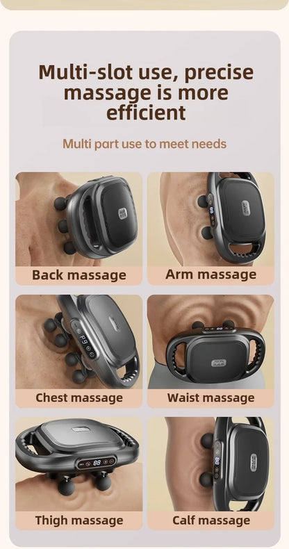 12 Massage Heads Massage Gun Deep Tissue Muscle Professional Grade High Power 2024 Wireless High Frequency Vibration Masajeador