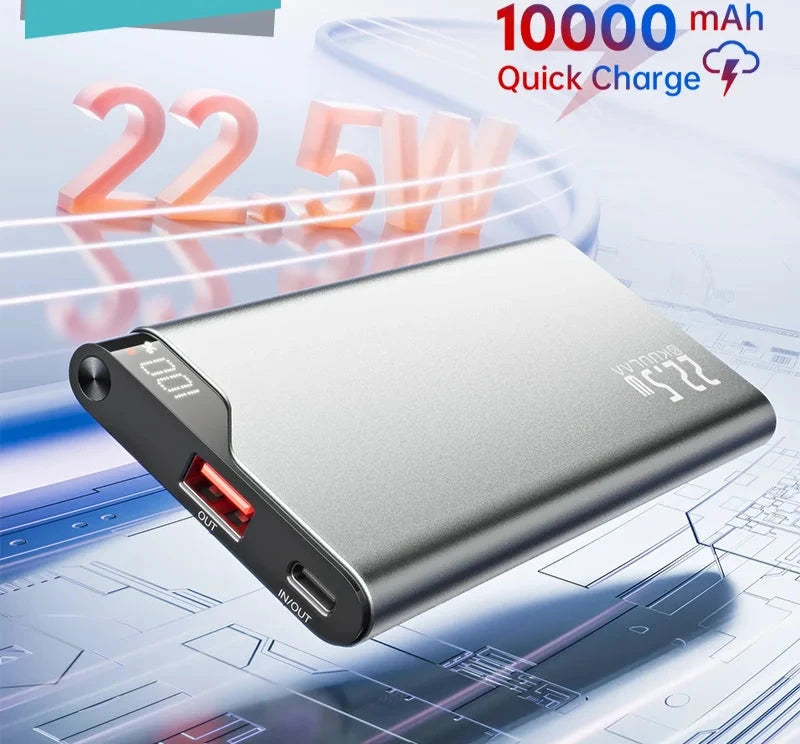 22.5W 10000mAh Powerbank with 20W PD Fast Charging